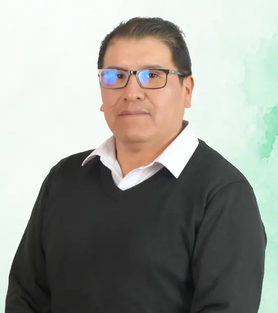 Retrato del Mtro. Dulio César Palomino Asqui